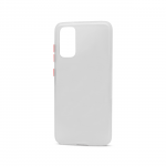 Wholesale Samsung Galaxy S20 (6.2in) Slim Matte Hybrid Bumper Case (White White)